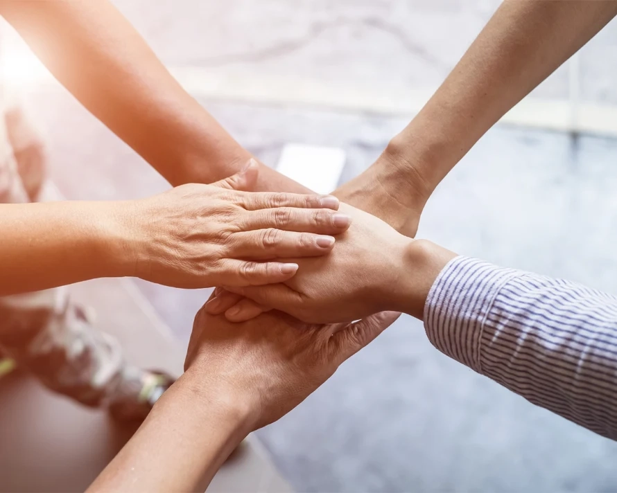 ASSET 2308350People Joining Hands Together Team Work
